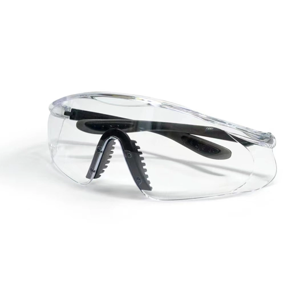 Matériau protecteur de protection pour PC personnel anti-rayures Clear protection oculaire industrielle Lunettes de protection sport