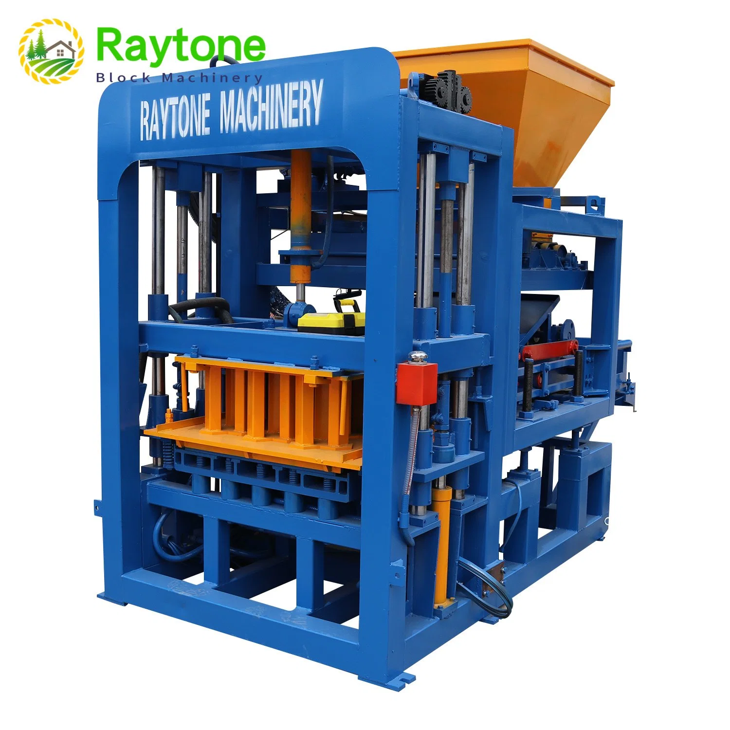 Qt4-15 Automatic Paver Brick Moulding Machine Hollow Simple Concrete Block Making Machine