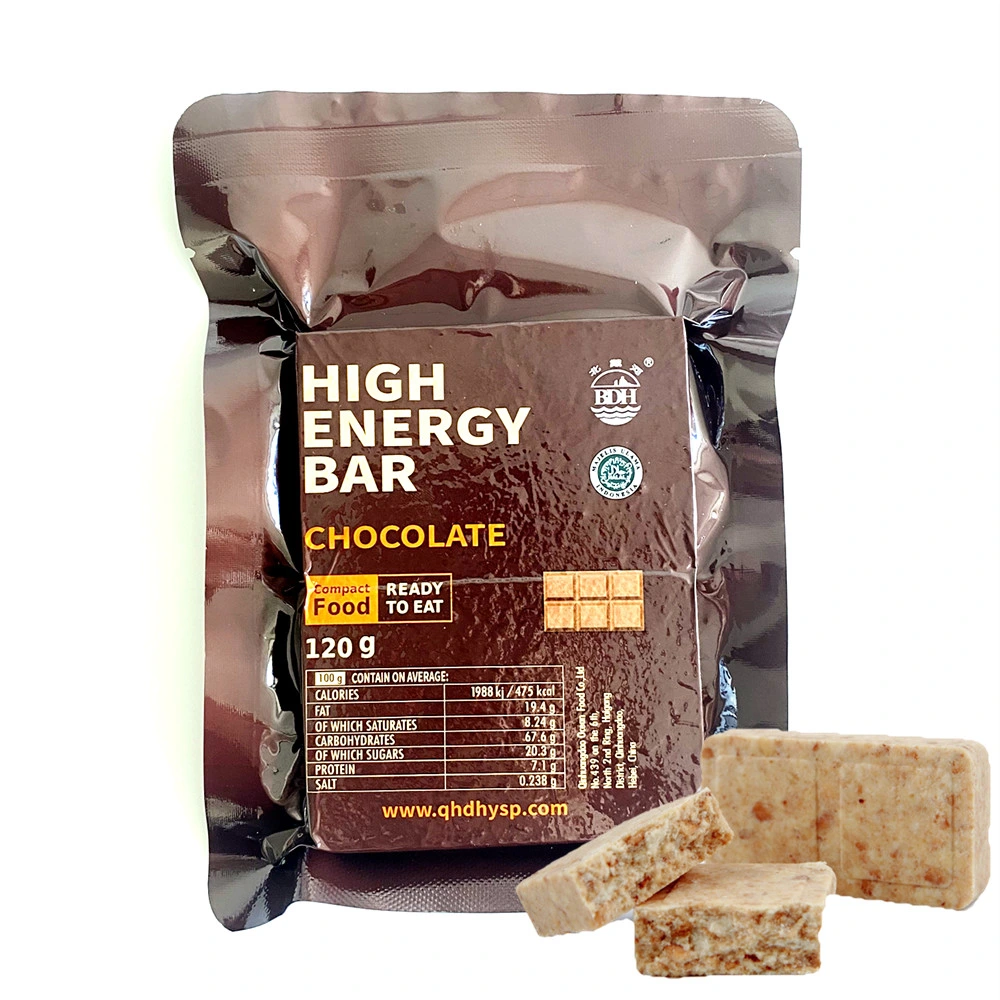 High Energy Bar Chocolate Cookies Military Biscuits Emergency Food Sample Customization