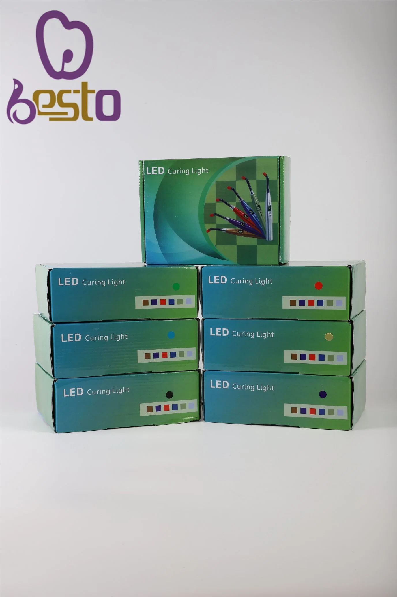 Colorida de alto desempenho sem fio portáteis Cura Dental com luz LED de alta potência