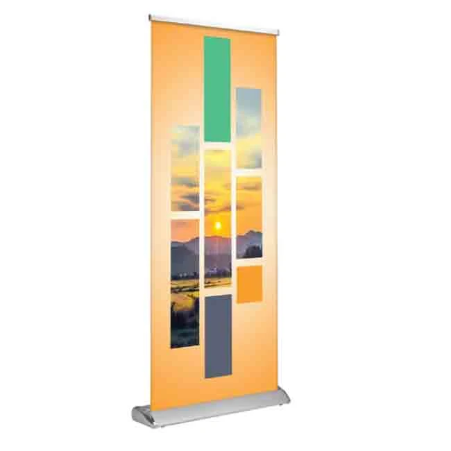 Benutzerdefinierte tragbare Aluminium Roll-up Banner Ständer für Werbung Display Ausstellung