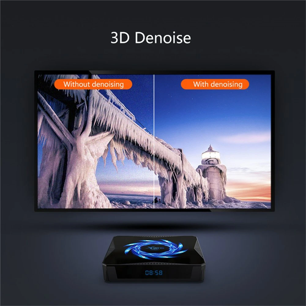 Smart 4K IPTV Decodificador Kodi X96q Max Proveedor de TV inteligente