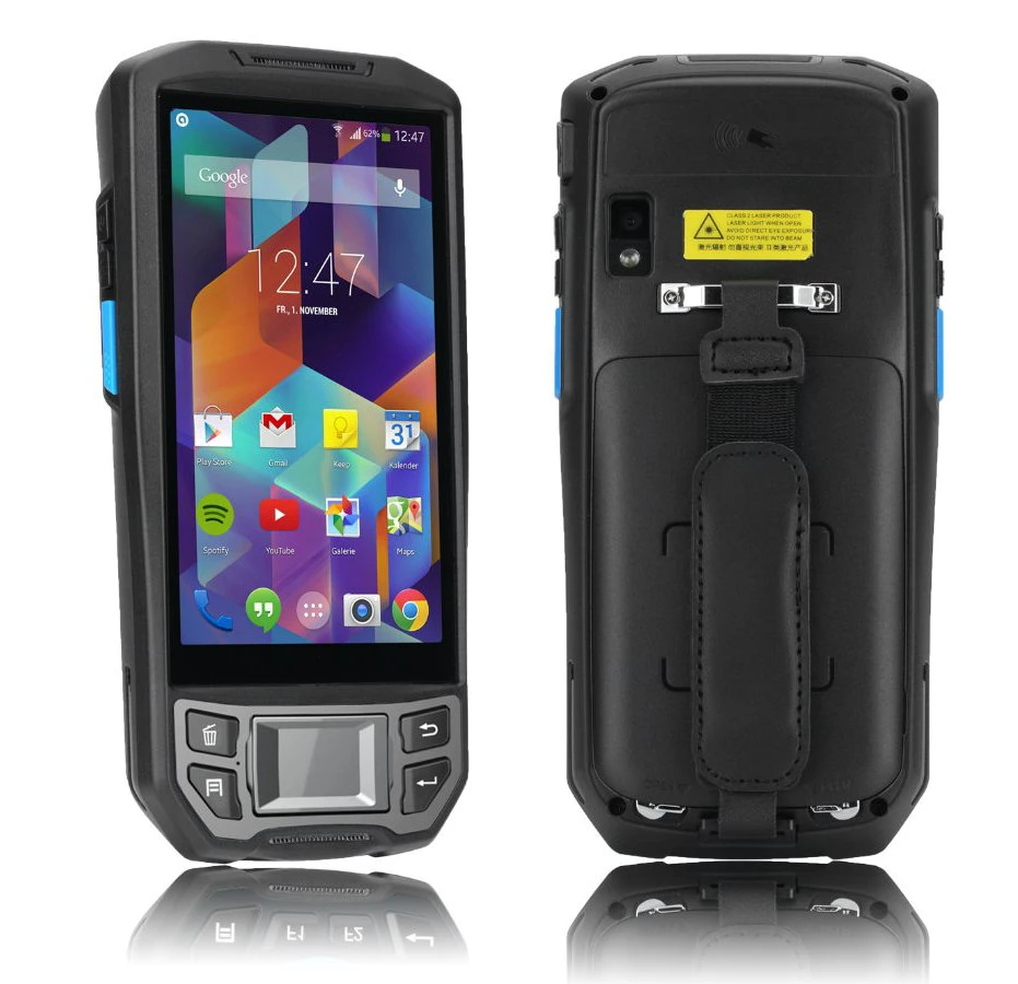 Portable Rugged Android Mobile Biometric Fingerprint Scanner Handheld Terminal