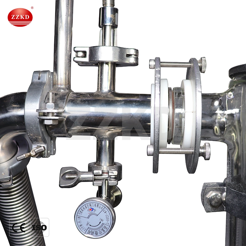 Lab Equipment Stainless Steel Wiped Film Evaporator Distiller System Molecular Distillation for Lab Pilot Production Turnkey Hemp Oil Extraction