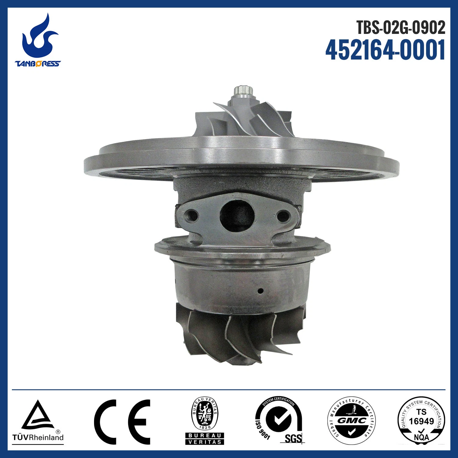 El turbocompresor Chra para camión Volvo GT4594 Euro D12A 452164-0001 452164-0004 8148873