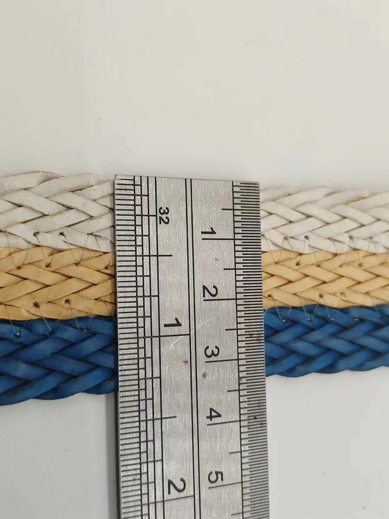 Custom Tricolor Leather Braided Webbing Factory Custom Multicolor Leather Braided Trims OEM Braided Leather Straps for Shoes Dog Harness Horse Harness