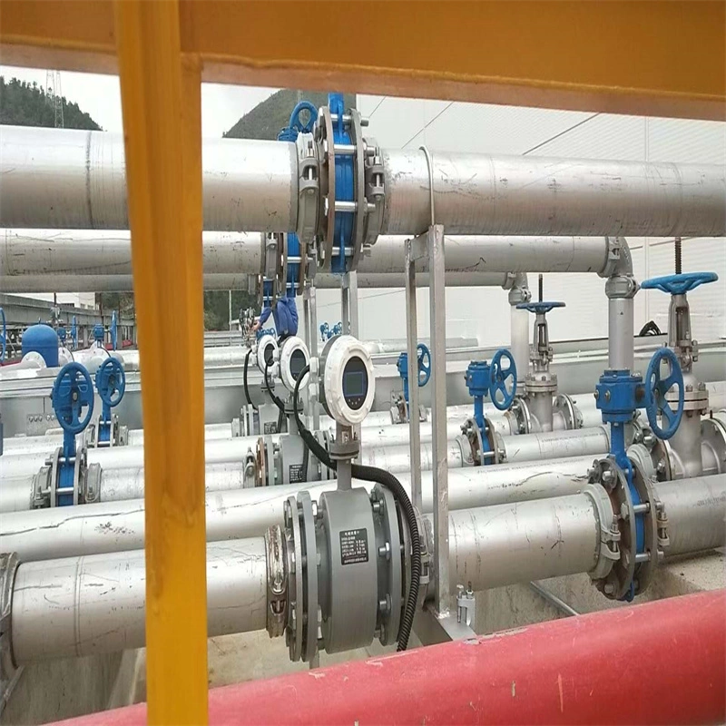 Flujómetro de agua bajo Precio Medidor de flujo de Pulso tubería de riego solución salina Fabricante del caudalímetro electromagnético