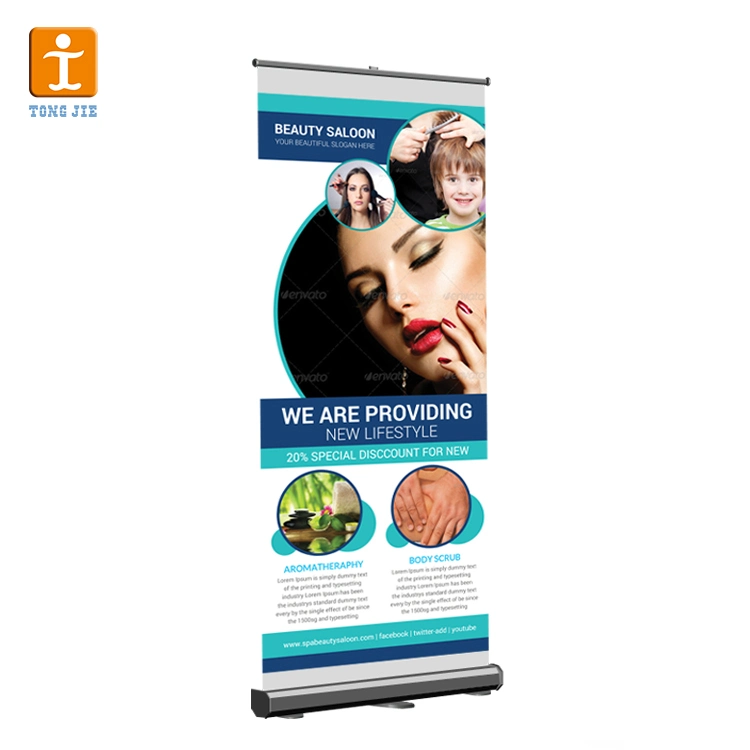 Venta caliente escamoteable tirar rollo Banner Stand para publicidad