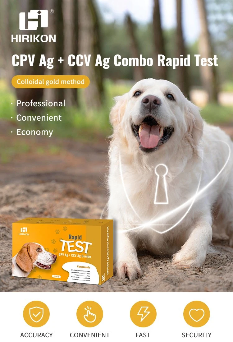 Hirikon Professional Convenient Economy Cpv Ccv AG Pet Dog Rapid Test