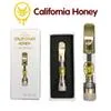 California Honey Cartridges 1ml Vape Carts Batterie Zerstäuber Kupfer Tops Einweg-Papeln Gold Dick Distillate Öl Cookies 510 Faden Carts Verpackung Von Ecigs