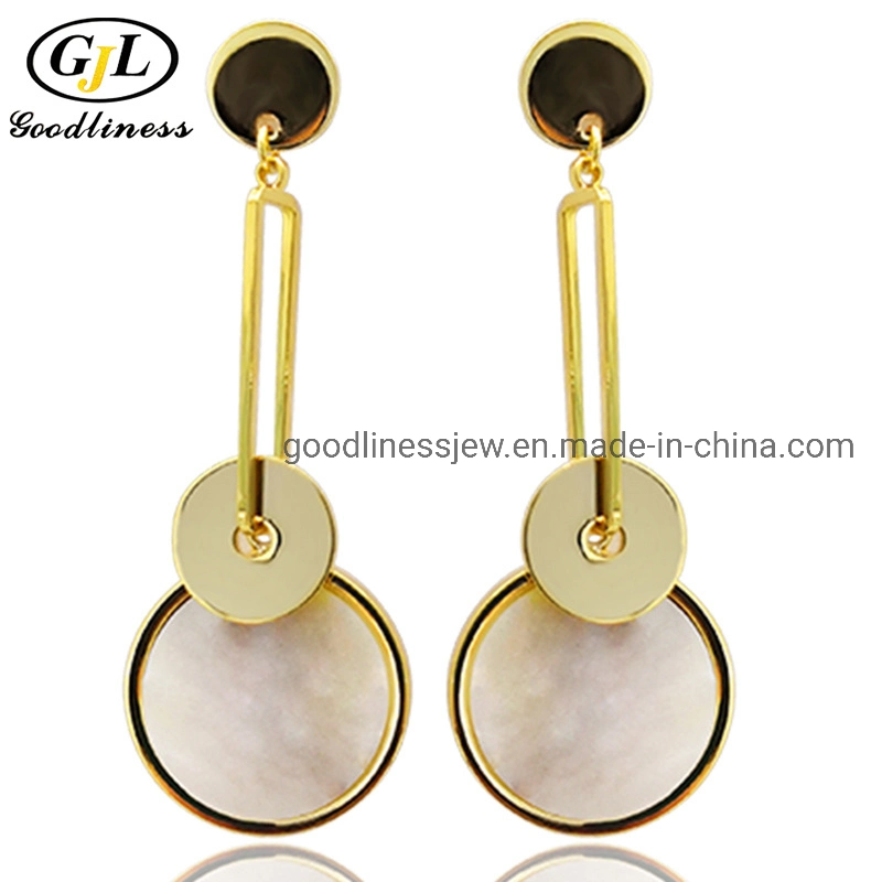 Mother of Pearl Earring Shell Natural Pearl Heart Fashion Jewellery