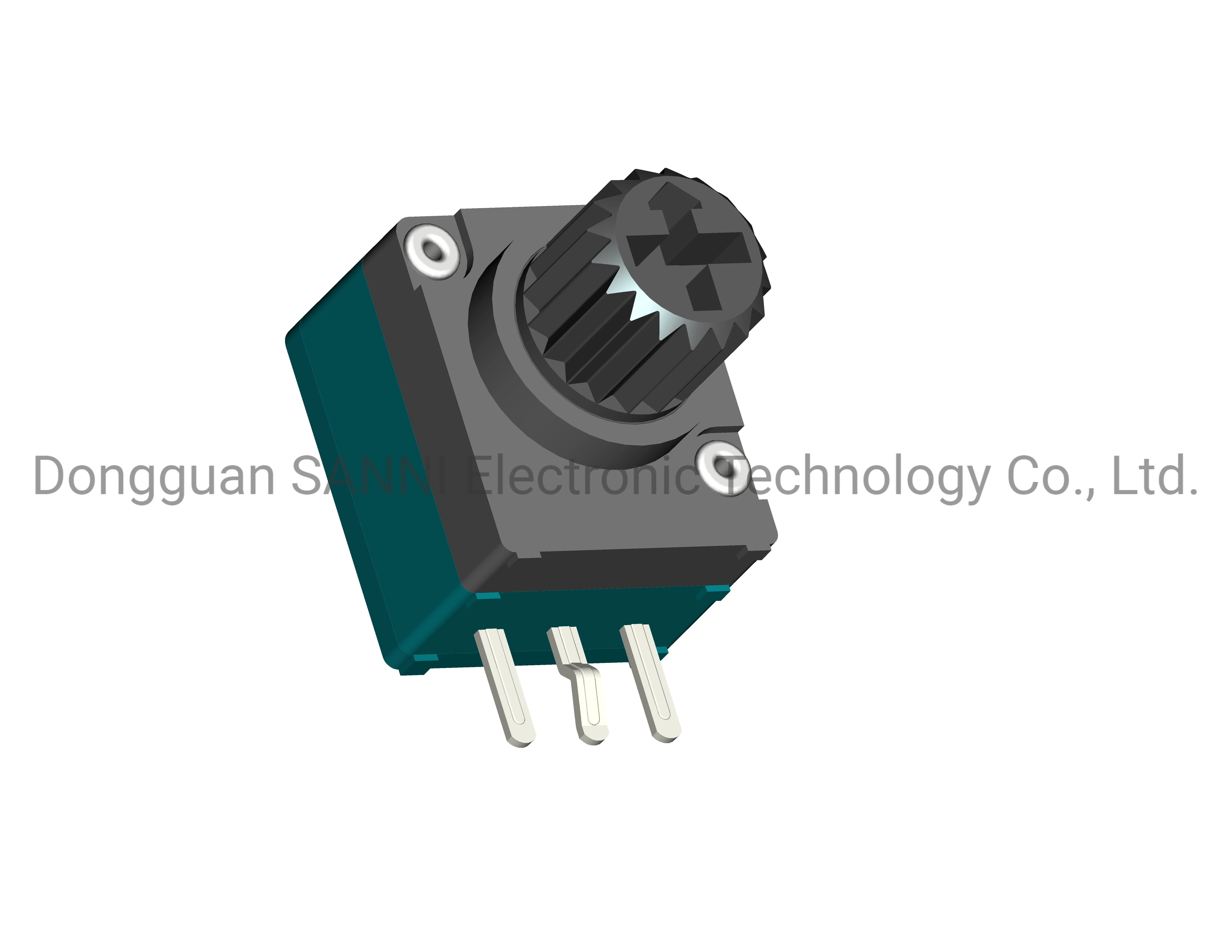 RV97P0N0 Single Unit Horizontal Type 9mm Plastic Shaft Rotary Potentiometer