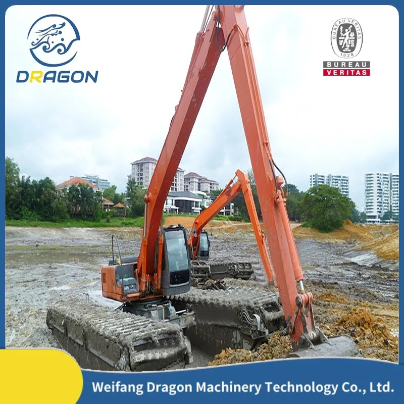 Amphibious Aquatic Plants Harvesting Machinery /Weed Cutting Suction Dredger 15000 Kg Dredging Equipment