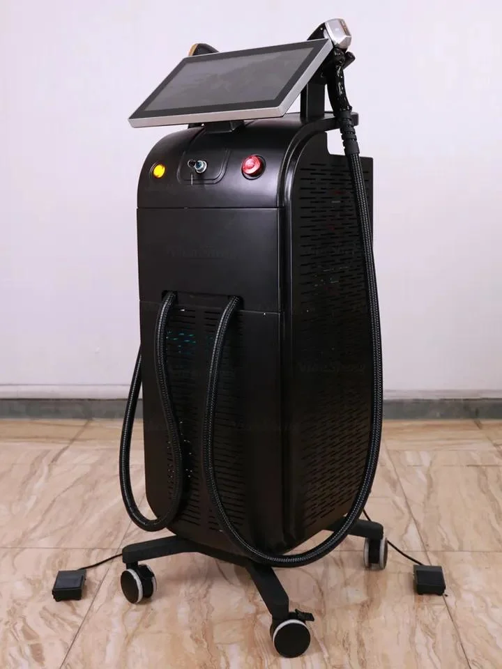 High Power Double Handle Titanium Ice Diode Laser Hair Removal Equipment