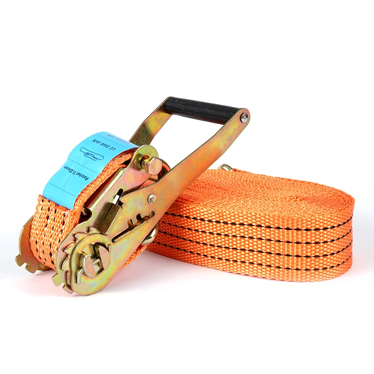 50mm*10m Orange Color PP Ratchet Tie Down Strap with Cheap Price