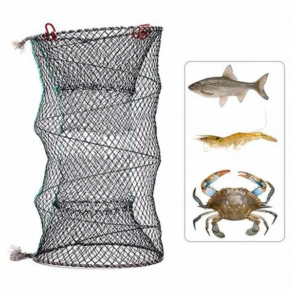 Commercial Fishing Long Folding PE Net Crab/Lobster/Fish Trap