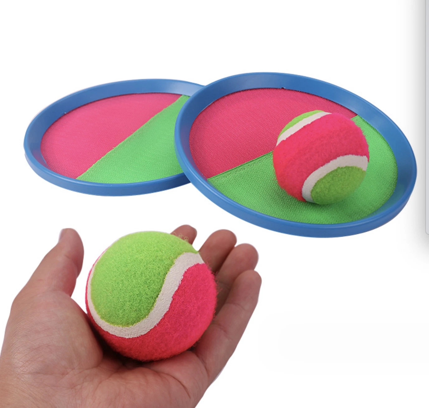 Wholesale/Supplier Ball Catch Set Self-Stick Disc Paddles Beach Game Toy Sticky Target Catch Ball for Sale