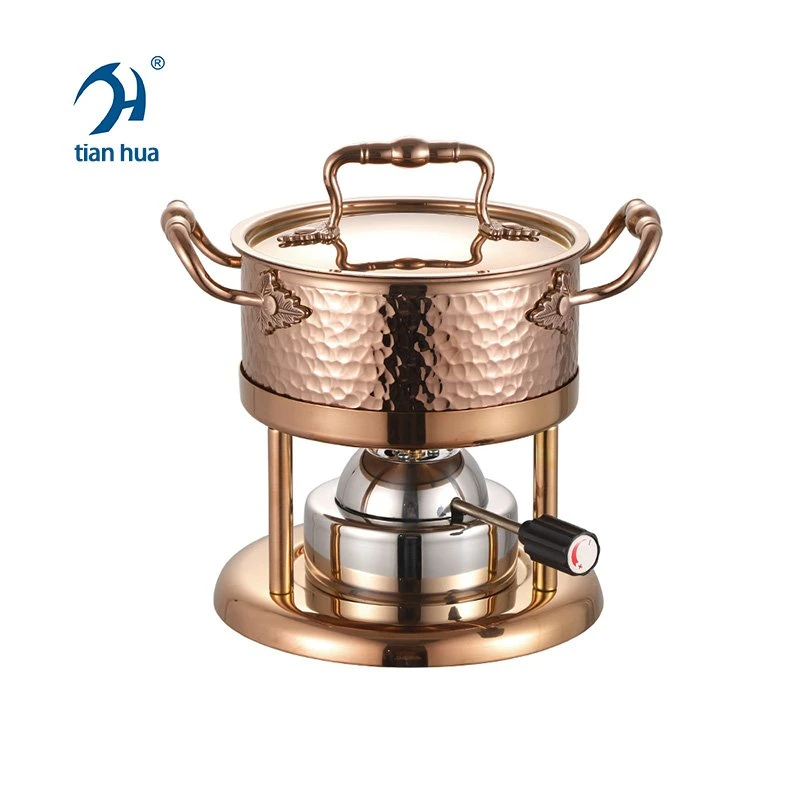 Portable Kitchen Appliance Gas Stove Mini Hot Pot Cookware for Camping