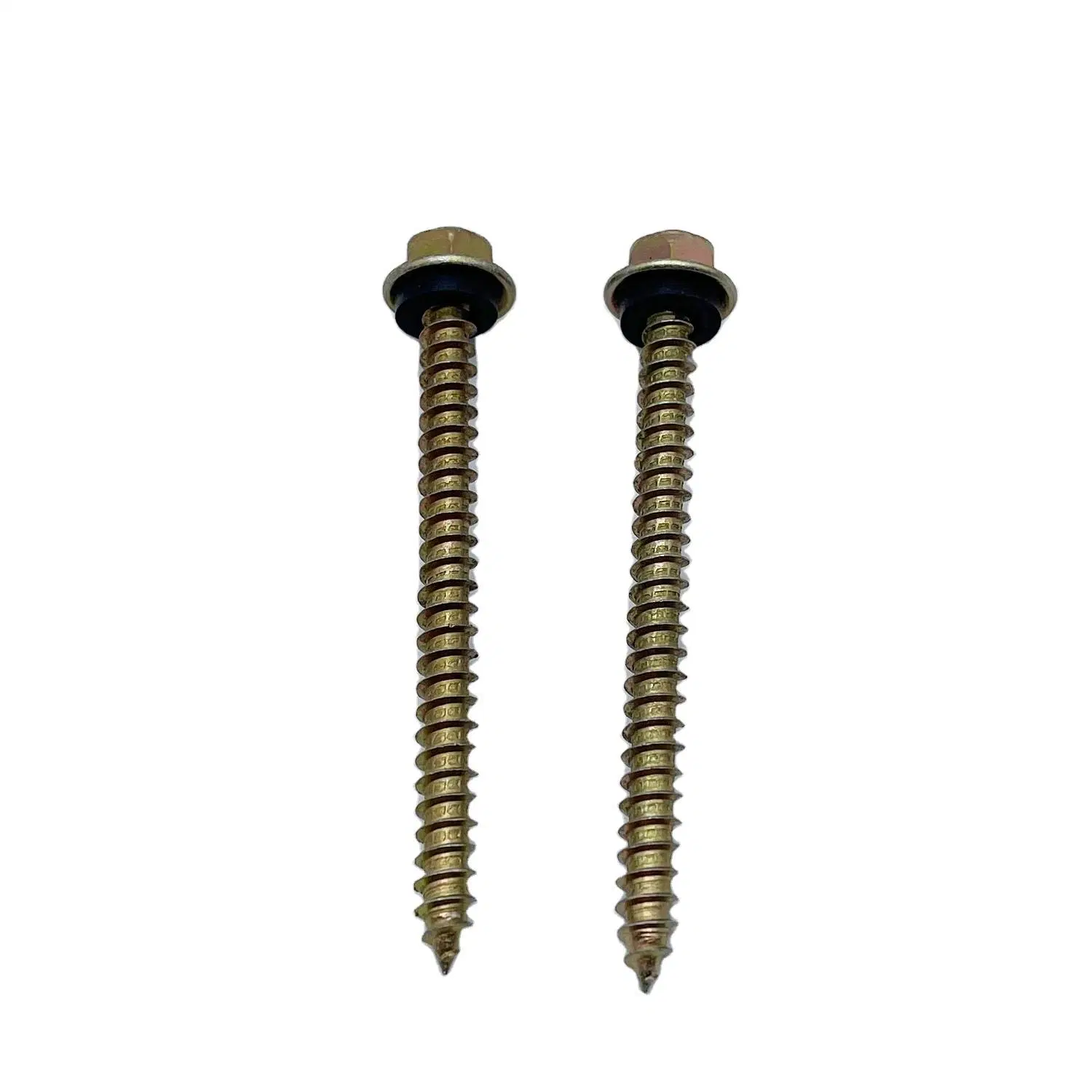 Hex Flanged Head High-Low Thread Screw with EPDM Washer