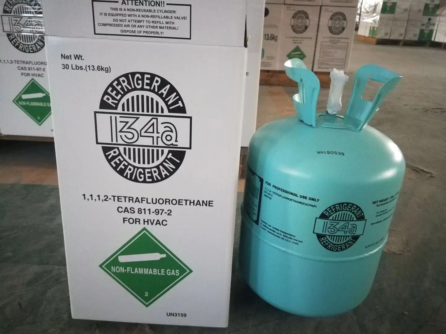 La Chine Fabricant 11.3kg/25lb du réservoir de gaz réfrigérant R410A