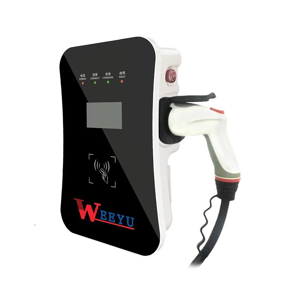 منتجات Weeyu Evse مع WiFi Ocpp 11 كيلو واط 22 كيلو واط من النوع 32 أمبير محطات شحن السيارات الكهربائية 2 EV شحن السيارات الكهربائية 3.3 كيلو واط EV الشاحن