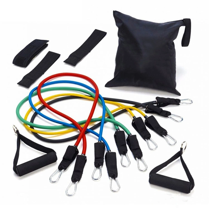 Workout Fitness Tube with Handle 11 PCS Resistance Band Set