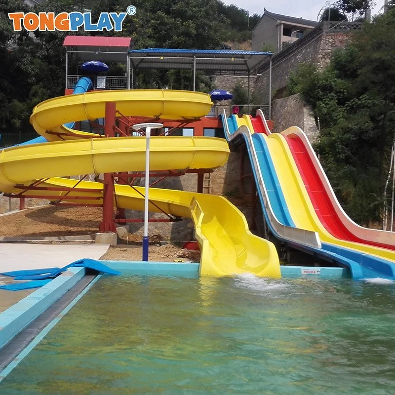 Aqua Splash Park equipos de vidrio de fibra tubos de agua de tobogán de agua Juego de agua Atracciones