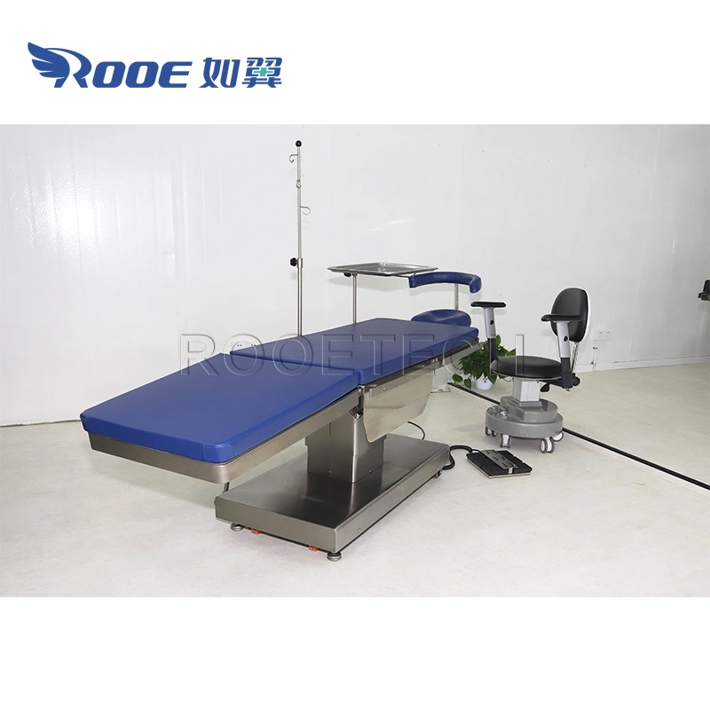 Operation Room Electrical Ophthalmology Stainless Steel Operating Table with Electric Doctor Chair