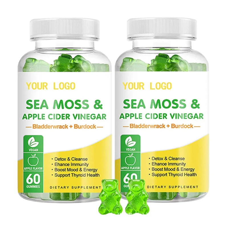 تقوم شركة OEM Custom Healthcare Supplements Sea Moss Gummies Vegan Organic Supplements المناعة