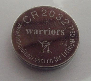 Cr2016 / 2025 / 2032 Button Cell Lithium Battery for Remote Control