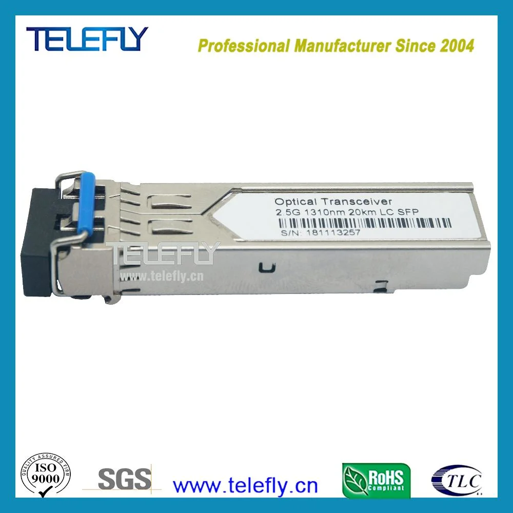 High Speed Cisco 2.5g Fiber Optic Module SFP 20km Huawei SFP Module Price