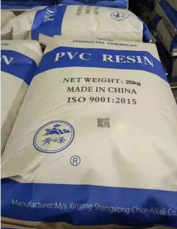 Fornecimento de fábrica matéria-prima de plástico químico resina PVC pó de polivinilo Cloreto