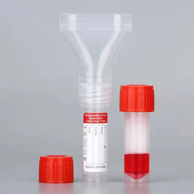 Chinese Factory Kits Single Use Disposable Sampler V Bottom Collection Tube Saliva for Wholesale