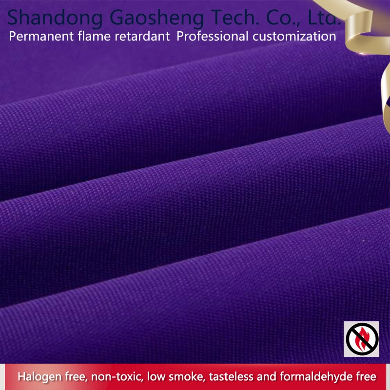 100% Polyester Good Abrasion Resistance Fireproof Oxford Fabric for Table Clothing