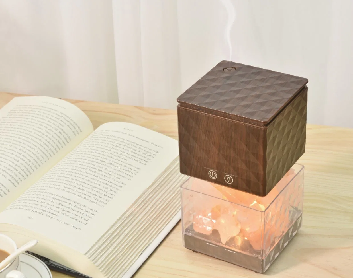 Modern Cube Design Purifier Diffuser with OEM/ODM Supplier for Health Care