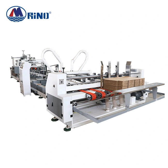 Automatische Ordner Gluer Maschine Wellpappenkarton-Kasten, Der Maschine Herstellt