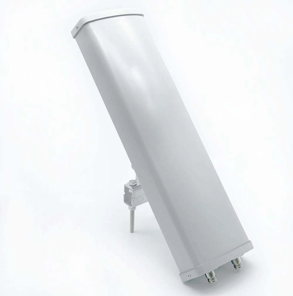 Base Station Sector Antenna, 1.7-2.7GHz, Dual-Polarization, Mounting Kit Included, Integrated GPS Antenna