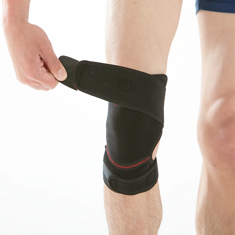 Low Price Adjustable Sports Protect Knee Joint Wraps Knee Brace Support