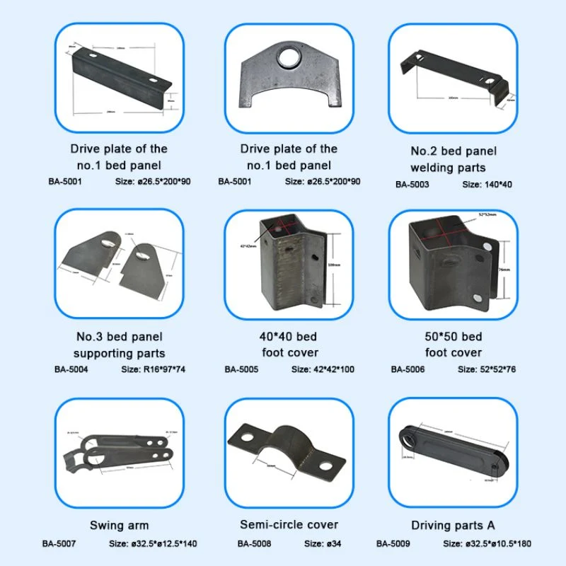 Self Setting Hole Position Metal Steel Hospital Hardware Welding Parts