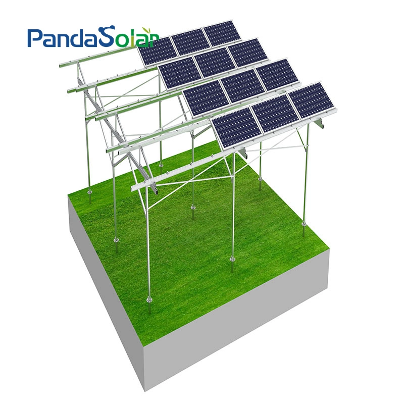 Pandasolar Aluminum Alloy Frame Agricultural Greenhouse Kits Racking Bracket Commercial Innovations Greenhouse System Manufacturer