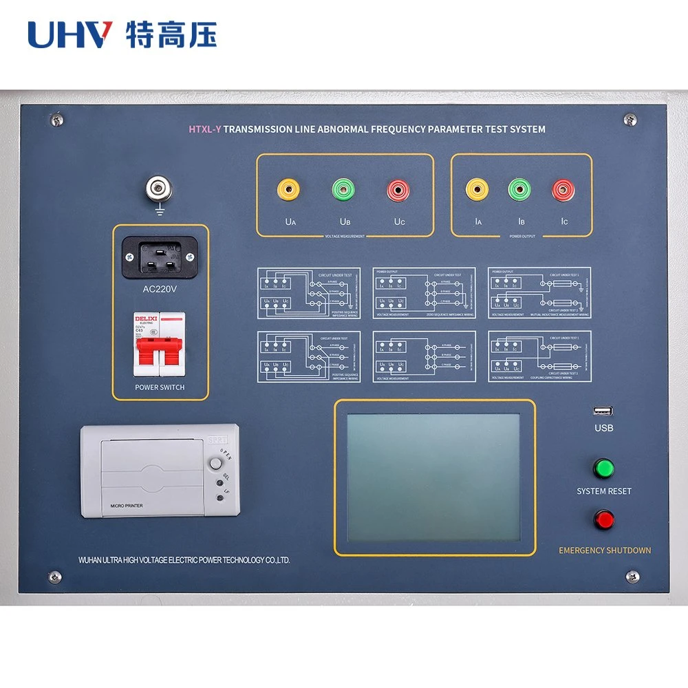 Htxl-Y Easy Operation High Voltage Different Power Frequency Transmission Line Parameter Test System