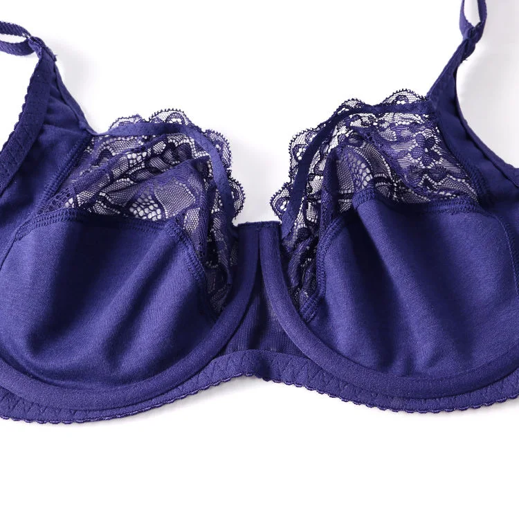 La mujer adulta de malla Chica Sexy Bra Panty lencería sujetadores Push-up Bra Set