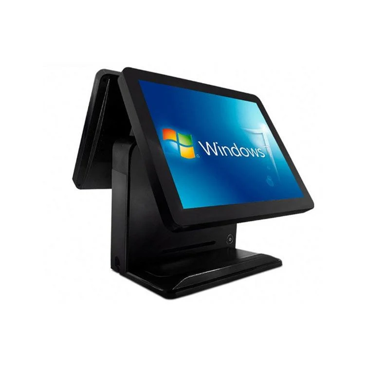 15.6 Inch Dual-Screen Capacitive Touch USB VGA 1024*768 LED Display POS Terminal