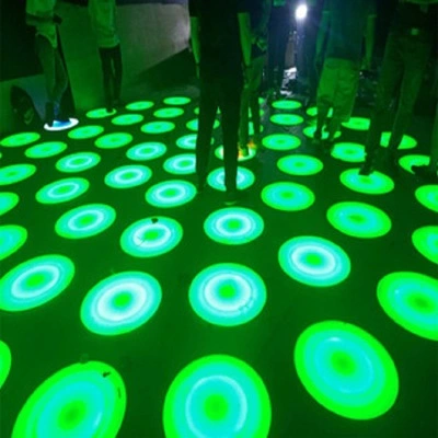 Disco Stage Effect Motion Sensor/Interactive LED Dance Floor Light for Disco, Club, Events