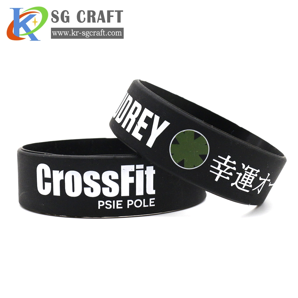 Custom Various Silicone Wristbands with The Free Artwork in 2 Hour