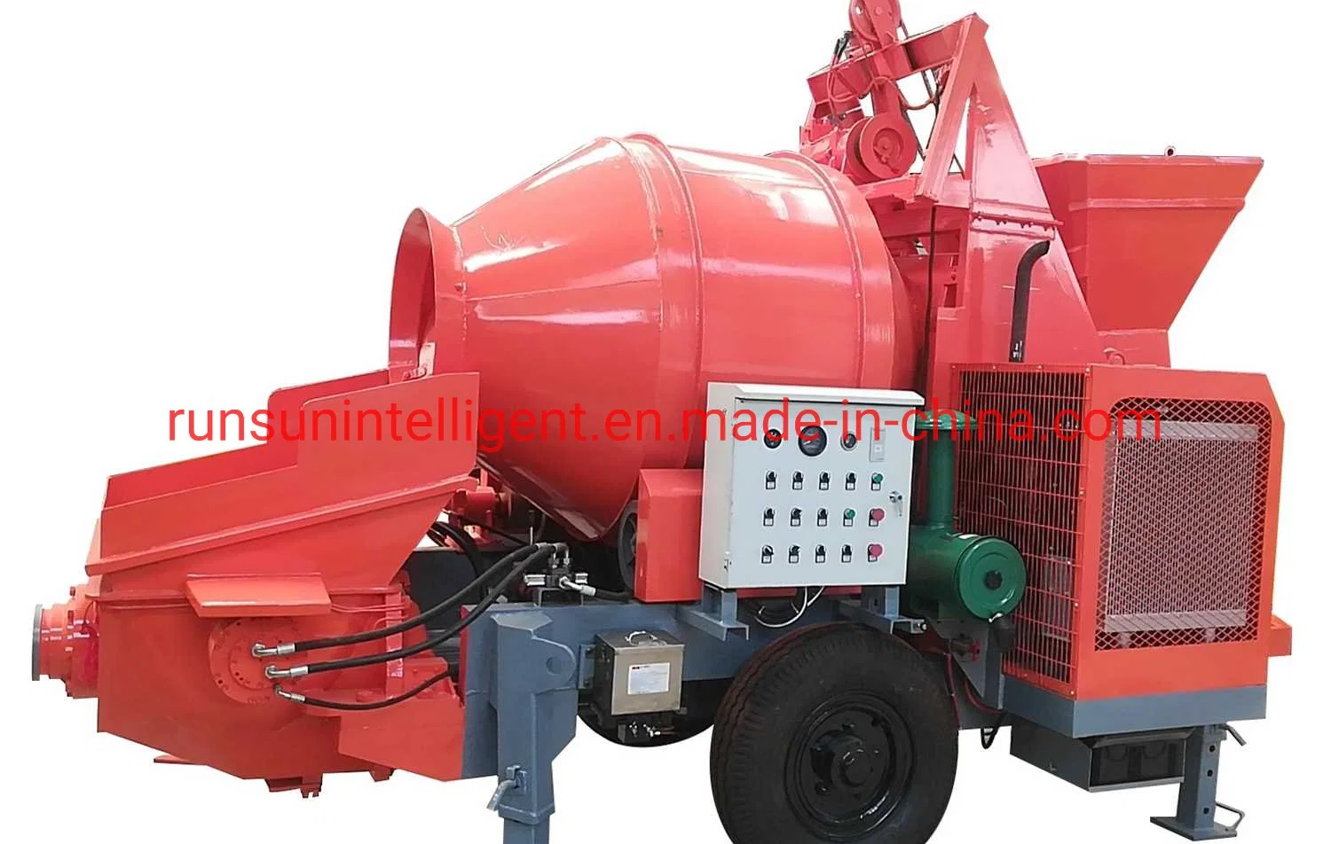 Hbt30m Small Portable Electric Concrete Mixer Pump