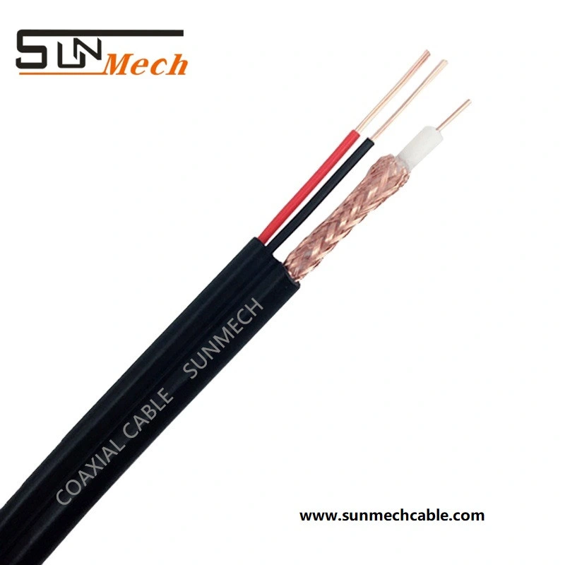 CCTV Cable 1.02bc Coaxial Cable 18AWG 20AWG Coaxial Cable CATV Cable RG6 Rg59 Rg58 TV Cable