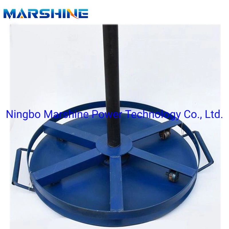 Vertical Type Underground Cable Tools Supporting Cable Reel Stand in Stringing Line Site