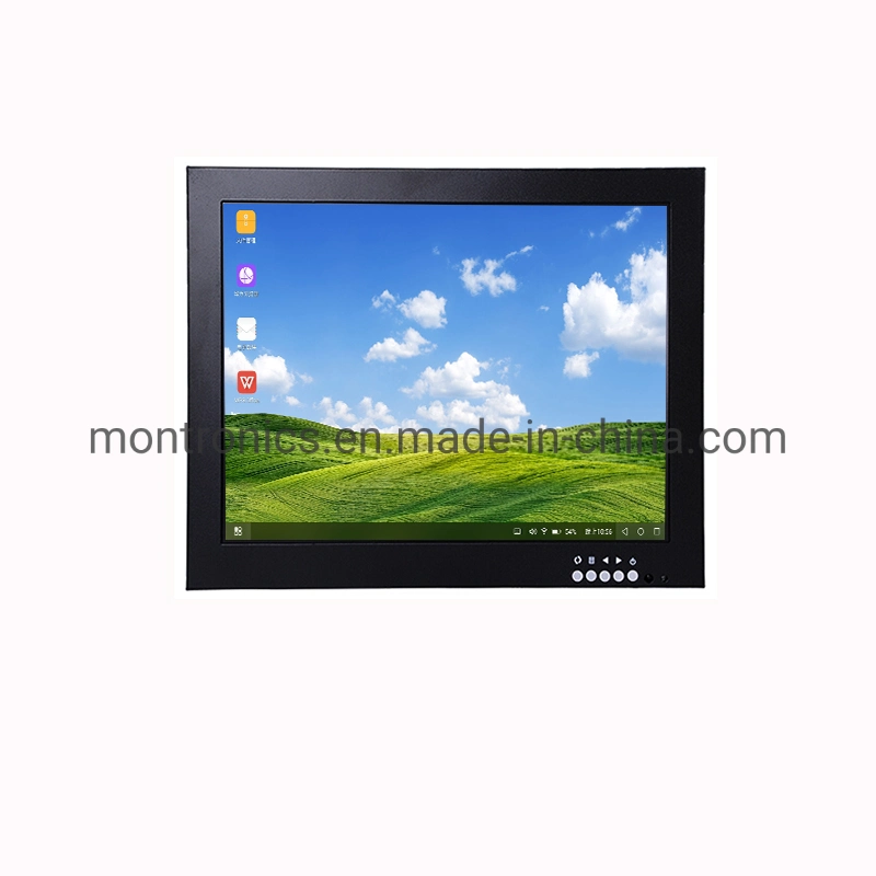 12 Inch CCTV Monitor OEM AV HDMI BNC VGA 4: 3 TV Display