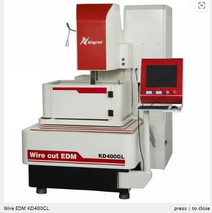 Máquina de corte de fio CNC EDM Servo Control alta velocidade Kd400gl-a